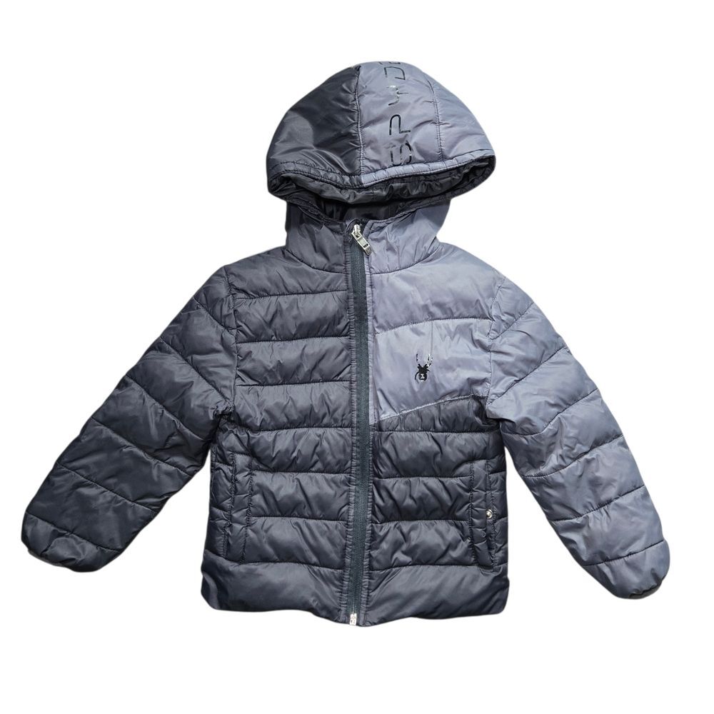 Spyder Kids Puffer Jacket - Black/Gray